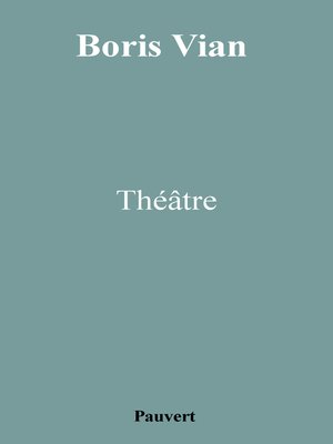 cover image of Théâtre